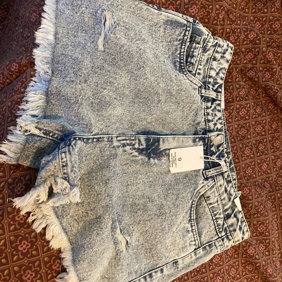 Vintage high rise jean shorts - Picture 1 of 2